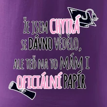 Že jsem chytrá se dávno vědělo Že jsem chytrá se dávno vědělo