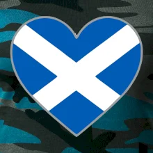 Skotské srdce na prso