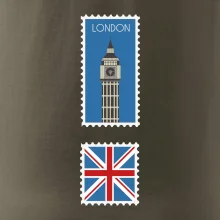 Londýn známka barevná