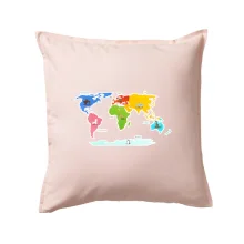 Světové kontinenty s názvy a zvířátky