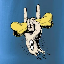 Rocková ruka kost a oko