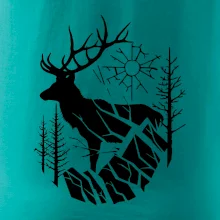 Jelen v lese křivky