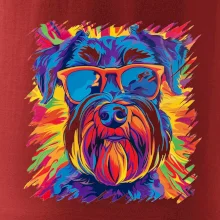 Knírač barevný styl 70s