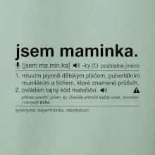 Jsem maminka. Mluvím plynně dětským pláčem bíle