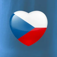 Česká vlajka srdce