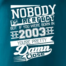 Nobody is perfect - 2003