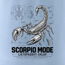 Listopadový štír technický nákres scorpio mode