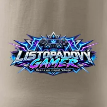 Listopadový gamer s neonovým herním ovladačem