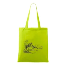 Kůň a hříbě malované