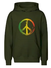 Peace symbol paint