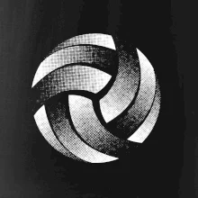 Volejbalový míč tiskový design