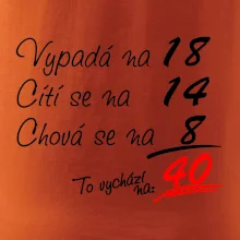 Vypadá, cítí se, chová se - 40 let