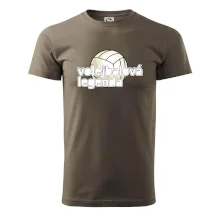 Volejbalová legenda - bílé písmo