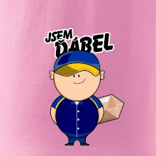 Jsem ďábel doručovatel modro žlutý