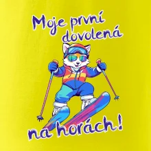 Moje první dovolená na horách modrá liška