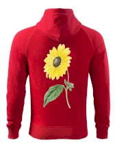 Slunečnice otočená