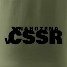 Nápis - Narozena v ČSSR