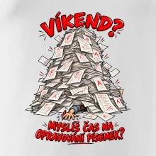 Víkend učitele pod hromadou písemek k opravě