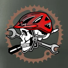 Lebka biker opravář