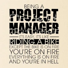 Being A Project Manager - bike