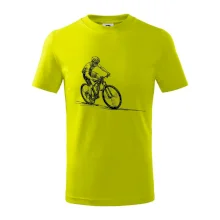 MTB kreslený cyklista MTB kreslený cyklista