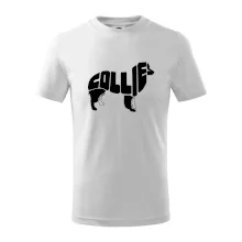 Border kolie písmo v těle