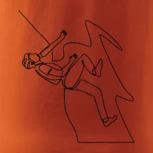 Lezec na skále jedním tahem