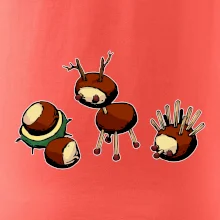 Kaštanová zvířátka - v řadě