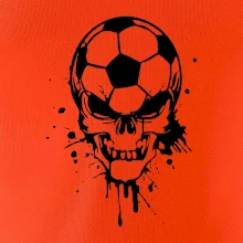 Fotbal lebka splash Fotbal lebka splash