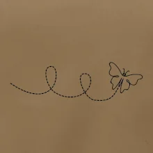 Dráha letu motýla - smyčka