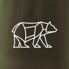 Geometrie lední medvěd chodící