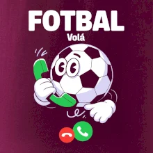 Karikatura fotbal volá