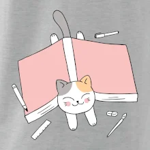 Učení na státnice kočka