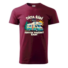 Táta řídí zbytek posádky radí rodinný karavan