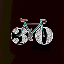 Narozeniny 30 let na kole