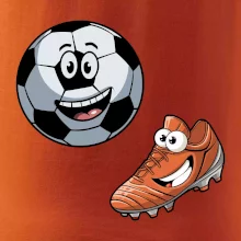 Parové triko - Kopačka a míč