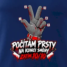 Řezník počítám prsty na konci směny