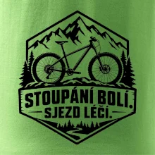 Stoupání bolí sjezd léčí - horské kolo