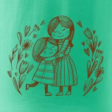 Matka a dcera v objetí