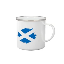 Skotská vlajka kreslená štetcem