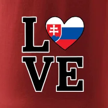 Love Slovenská vlajka