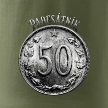 Padesátník 1963 - 1978 s nápisem