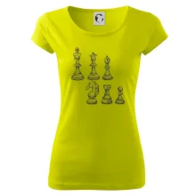 Šachové figurky kreslené