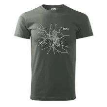 Černobílá mapa Blatná Černobílá mapa Blatná