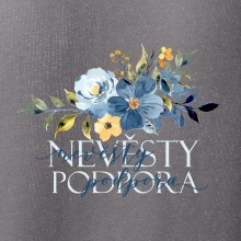 Nevěsty podpora květy modré