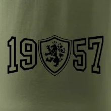 Narozeninový motiv - znak - 1957