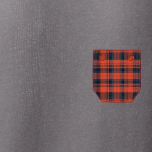 Flanelové triko červené