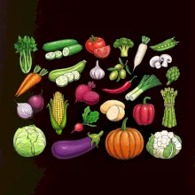 Zelenina ze zahrádky