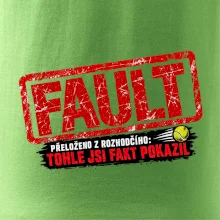 Fault přeloženo z rozhodčího