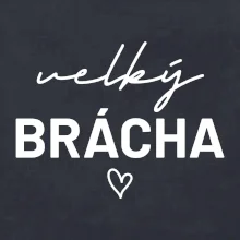Velký brácha - nápis na prsou